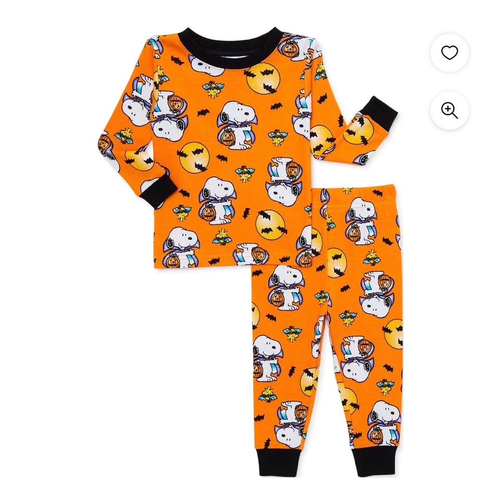 Peanuts Character Halloween Pajama Set